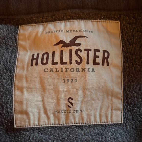 Hollister Charcoal Hoodie with Royal Blue Details - Picture 2 of 2